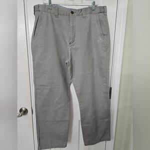 Men Territoy Ahead Mission Comfort Flat Front Chino 38x28 Olive Tan New No Tag